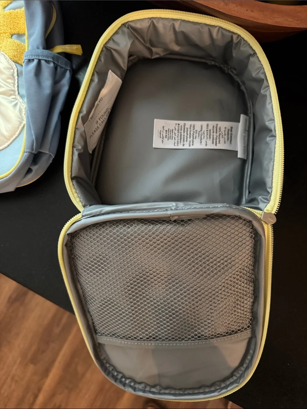 Kids Sun & Cloud Backpack and Lunch Bag Set - Blue & Yellow- pottery barn kids
